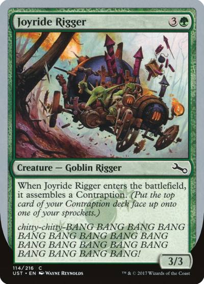 Joyride Rigger UST-114 Unstable Magic card