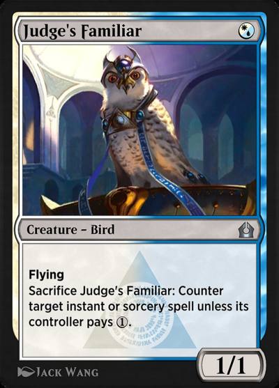 Judge's Familiar EA3-8 Explorer Anthology 3 Magic card