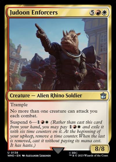 Judoon Enforcers WHO-138 Doctor Who Magic card