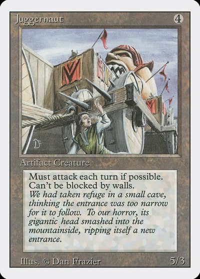 Juggernaut 3ED-259 Revised Edition Magic card