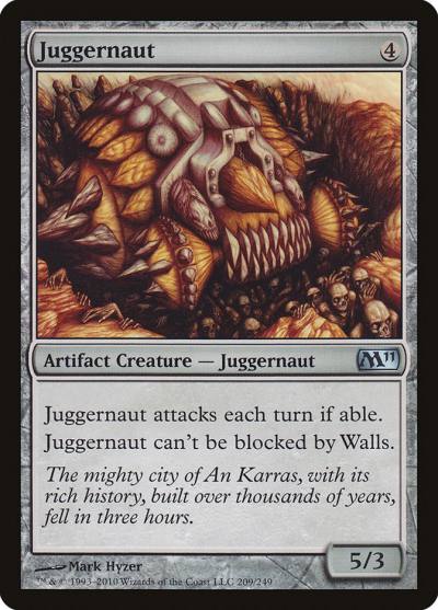 Juggernaut M11-209 Magic 2011 Magic card