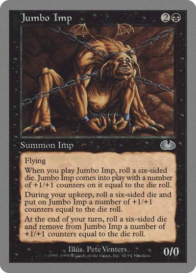 Jumbo Imp UGL-34 Unglued Magic card