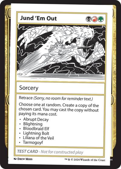 Jund 'Em Out MB2-596 Mystery Booster 2 Magic card