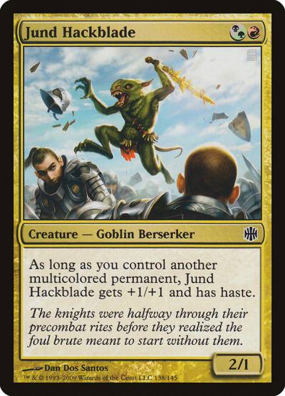 Jund Hackblade ARB-138 Alara Reborn Magic card