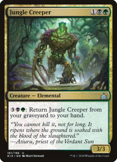 Jungle Creeper 161 Rivals of Ixalan Magic card