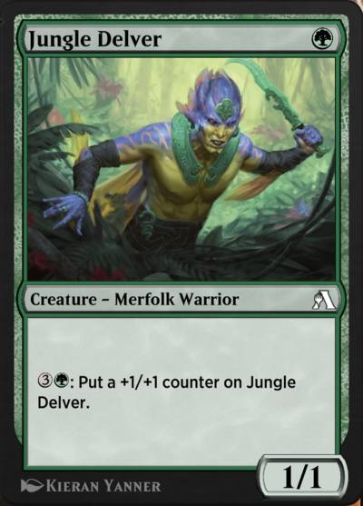 Jungle Delver ANB-99 Arena Beginner Set Magic card