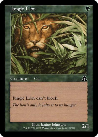 Jungle Lion ME3-125 Masters Edition III Magic card