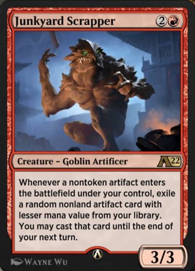 Junkyard Scrapper YNEO-20 Alchemy: Kamigawa Magic card
