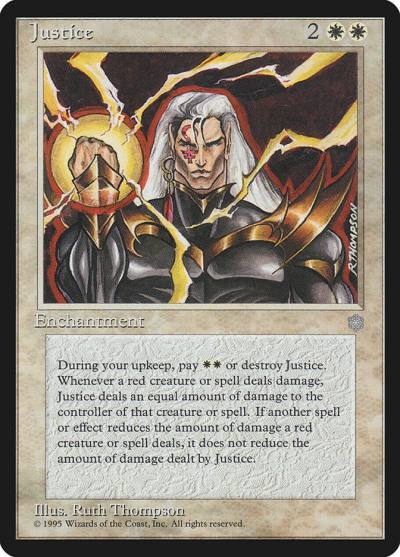 Justice ICE-32 Ice Age Magic card