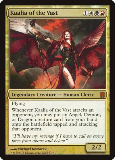 Kaalia of the Vast CM1-9 Commander's Arsenal Magic card