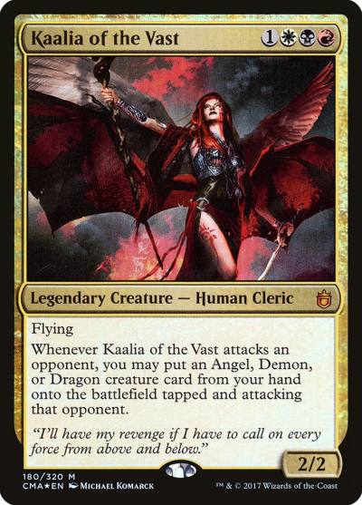 Kaalia of the Vast CMA-180 Commander Anthology Magic card