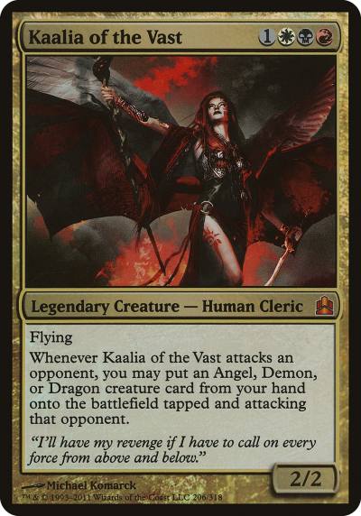 Kaalia of the Vast OCMD-206 Commander 2011 Oversized Magic card