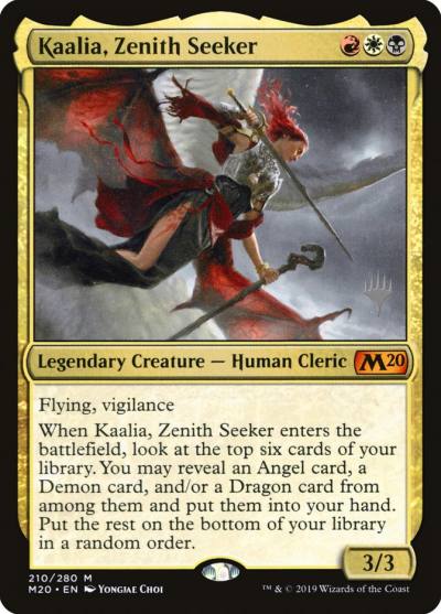 Kaalia, Zenith Seeker PM20-210P Core Set 2020 Promos Magic card