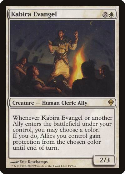 Kabira Evangel ZEN-15 Zendikar Magic card
