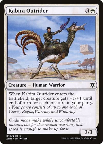 Kabira Outrider 18 Zendikar Rising Magic card