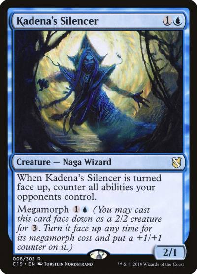 Kadena's Silencer C19-8 Commander 2019 Magic card