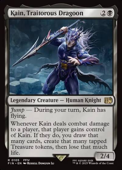 Kain, Traitorous Dragoon FIN-105 Final Fantasy Magic card