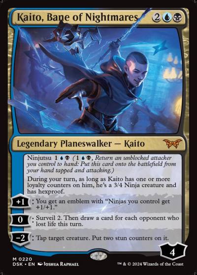 Kaito, Bane of Nightmares DSK-220 Duskmourn: House of Horror Magic card