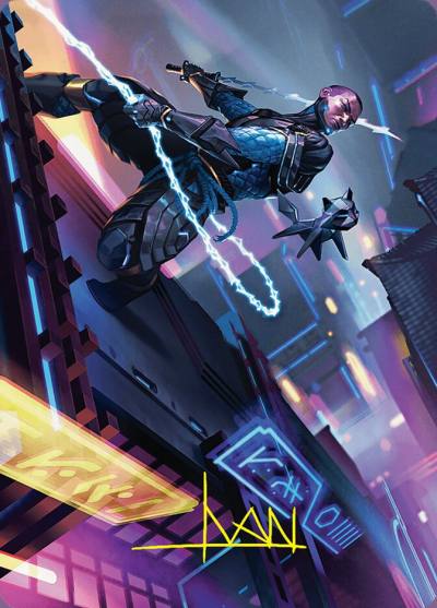 Kaito, Cunning Infiltrator // Kaito, Cunning Infiltrator AFDN-51 Foundations Art Series Magic card