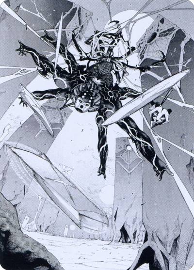 Kaito, Dancing Shadow // Kaito, Dancing Shadow AONE-78 Phyrexia: All Will Be One Art Series Magic card