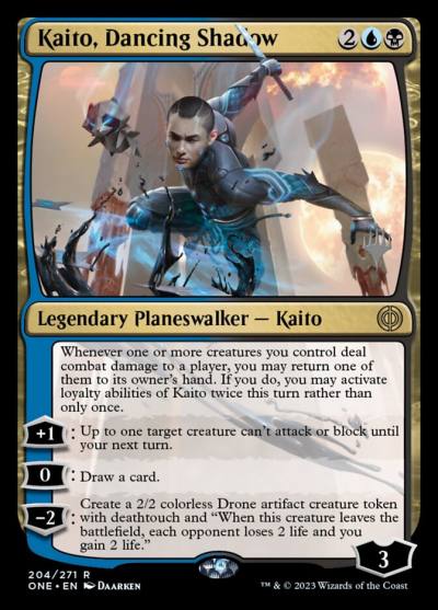 Kaito, Dancing Shadow PONE-204P Phyrexia: All Will Be One Promos Magic card