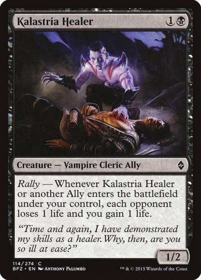 Kalastria Healer 114 Battle for Zendikar Magic card
