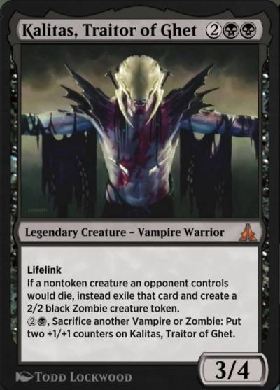 Kalitas, Traitor of Ghet EA1-5 Explorer Anthology 1 Magic card