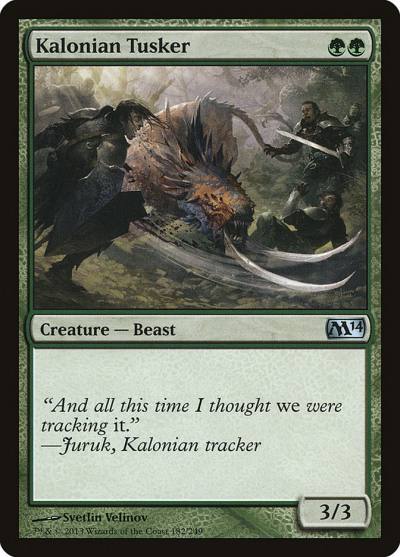 Kalonian Tusker 182 Magic 2014 Magic card