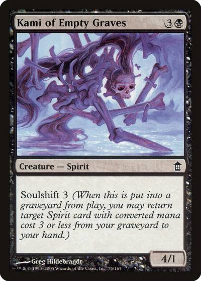 Kami of Empty Graves 75 Saviors of Kamigawa Magic card