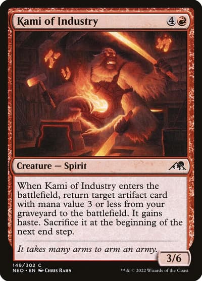 Kami of Industry 149 Kamigawa: Neon Dynasty Magic card