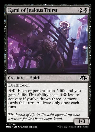 Kami of Jealous Thirst 98 Modern Horizons 3 Magic card