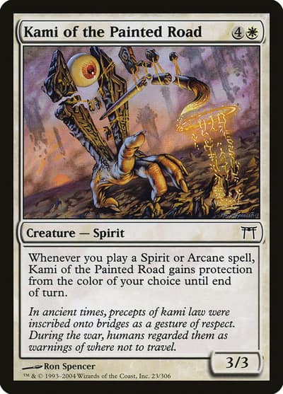 Kami of the Painted Road 23 Champions of Kamigawa Magic card