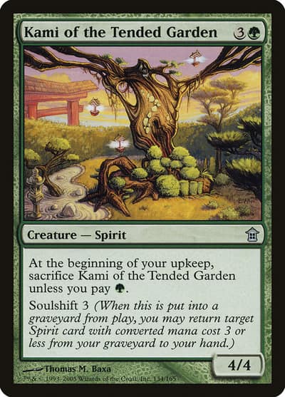 Kami of the Tended Garden 134 Saviors of Kamigawa Magic card