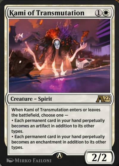 Kami of Transmutation YNEO-3 Alchemy: Kamigawa Magic card