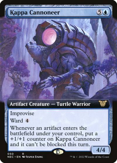 Kappa Cannoneer NEC-50 Neon Dynasty Commander Magic card