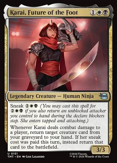 Karai, Future of the Foot 151 Teenage Mutant Ninja Turtles Magic card