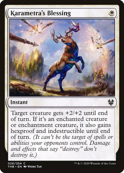 Karametra's Blessing THB-26 Theros Beyond Death Magic card