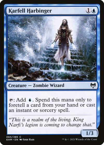 Karfell Harbinger 65 Kaldheim Magic card