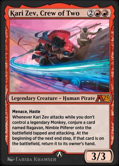 Kari Zev, Crew of Two YDFT-14 Alchemy: Aetherdrift Magic card