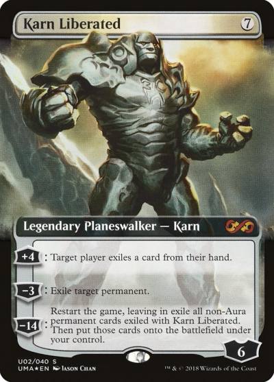 Karn Liberated PUMA-U2 Ultimate Box Topper Magic card