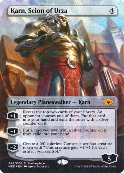 Karn, Scion of Urza MED-RA1 Mythic Edition Magic card