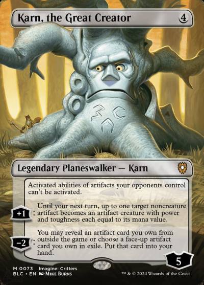 Karn, the Great Creator BLC-73 Bloomburrow Commander Magic card
