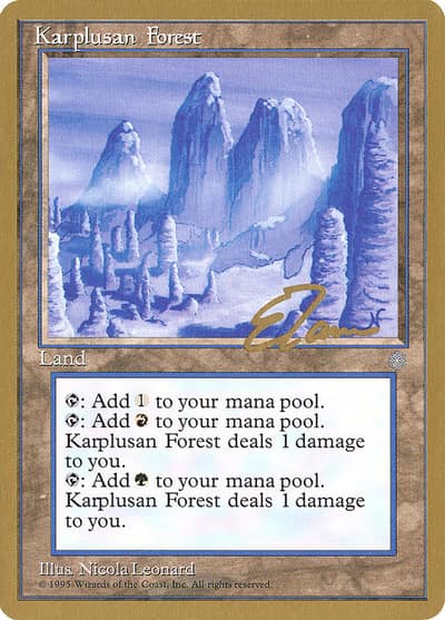 Karplusan Forest PTC-ET356 Pro Tour Collector Set Magic card