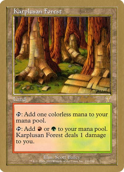 Karplusan Forest WC02-BK336 World Championship Decks 2002 Magic card