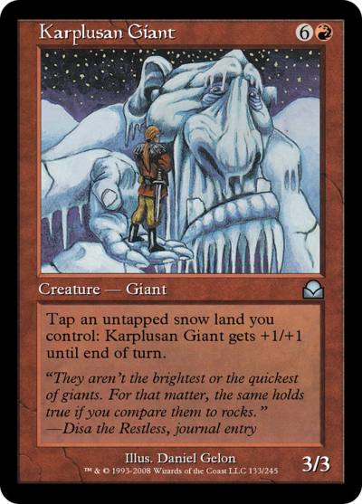 Karplusan Giant ME2-133 Masters Edition II Magic card