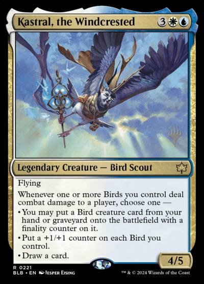 Kastral, the Windcrested PBLB-221P Bloomburrow Promos Magic card