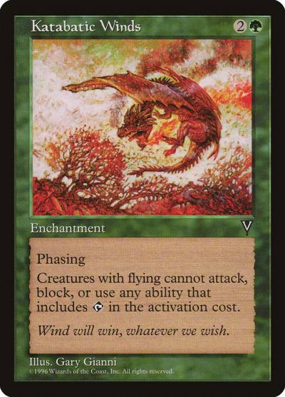 Katabatic Winds VIS-109 Visions Magic card