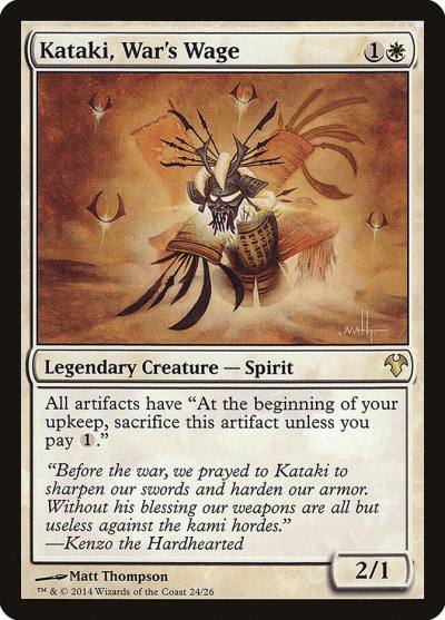 Kataki, War's Wage MD1-24 Modern Event Deck 2014 Magic card