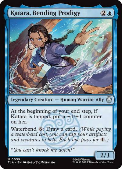 Katara, Bending Prodigy TLA-59 Avatar: The Last Airbender Magic card