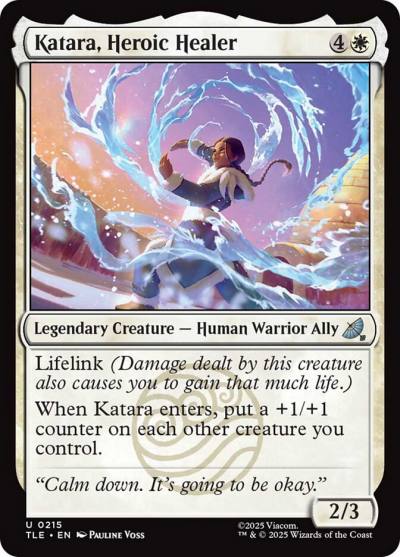 Katara, Heroic Healer TLE-215 Avatar: The Last Airbender Eternal Magic card